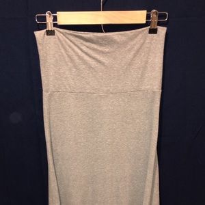 Gray long skirt/maxi dress